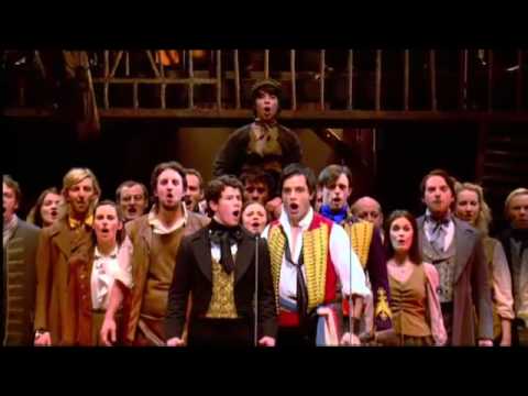 Cast of 25th anniversary of les miserables